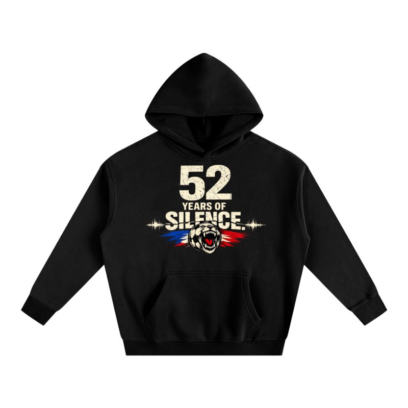52 Years of Silence – One Roar Hoodie